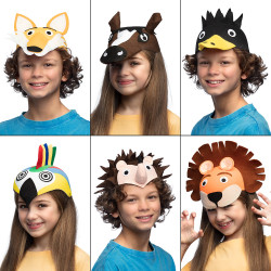 Čepička zvířátko plstěný vzhled